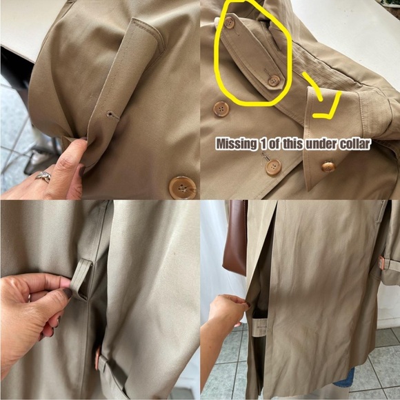 Vintage 1970s Forecaster of Boston Trench Coat size 13/14. - Picture 11 of 16